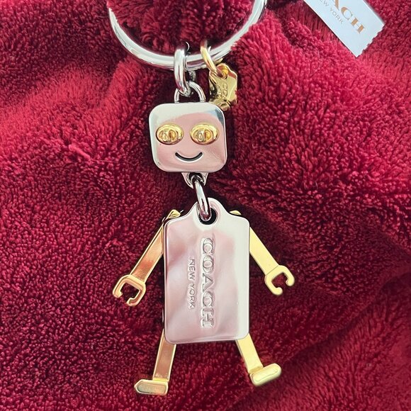Coach Robot Keychain / Handbag Charm NWT - Picture 9 of 9